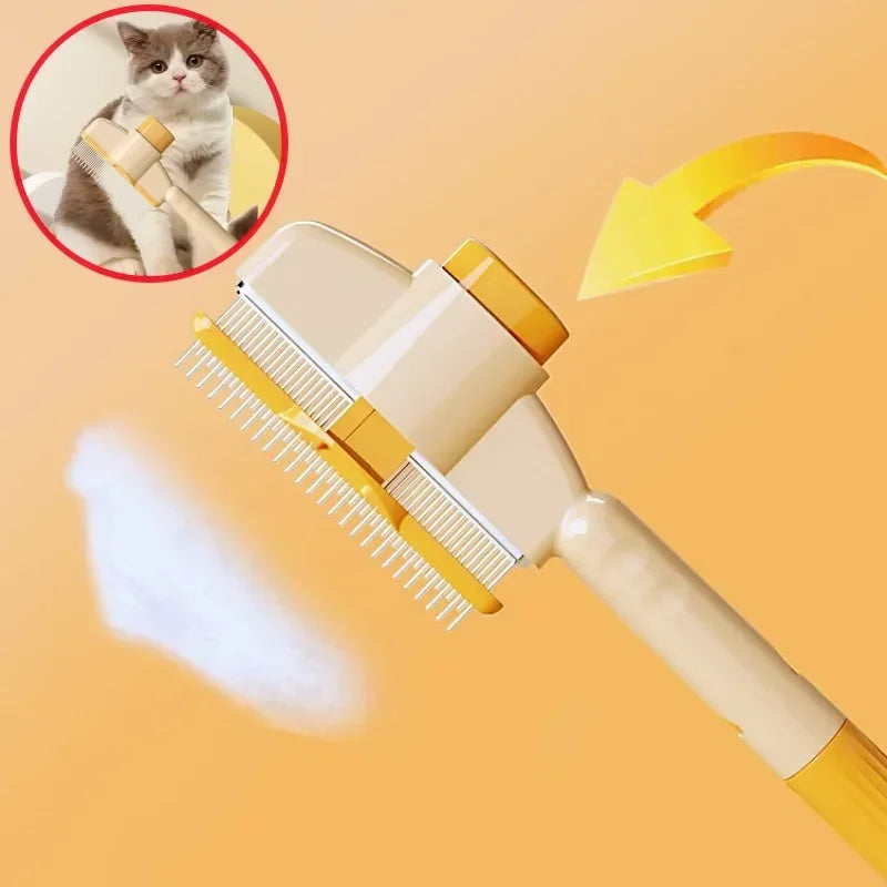Self Cleaning Dog Comb One Button Pet Hair Remover Brush