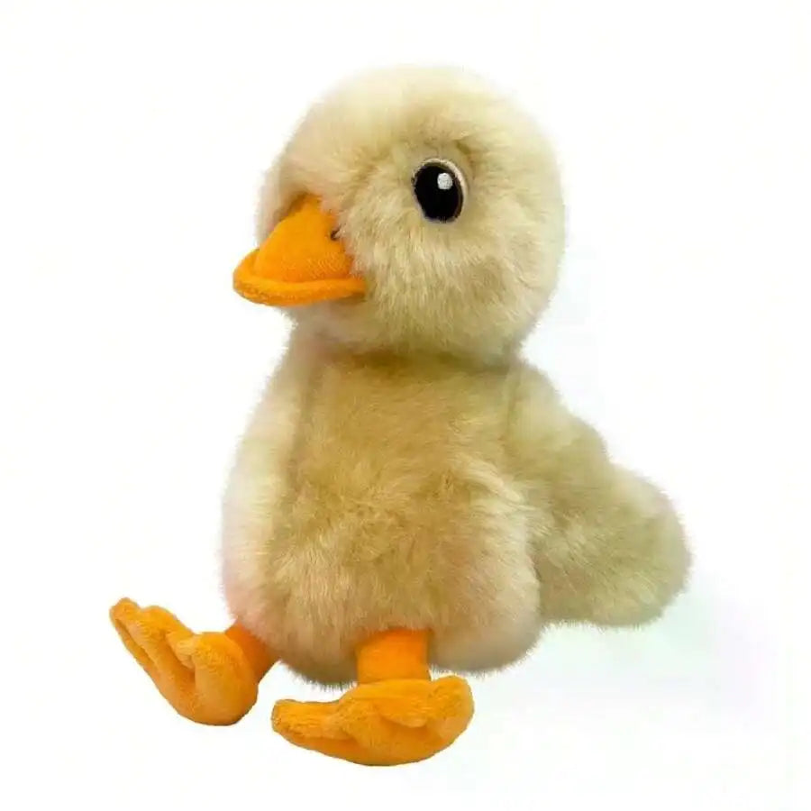 Durable Plush Dog Chew Toy Duck Shape Interactive Chewers