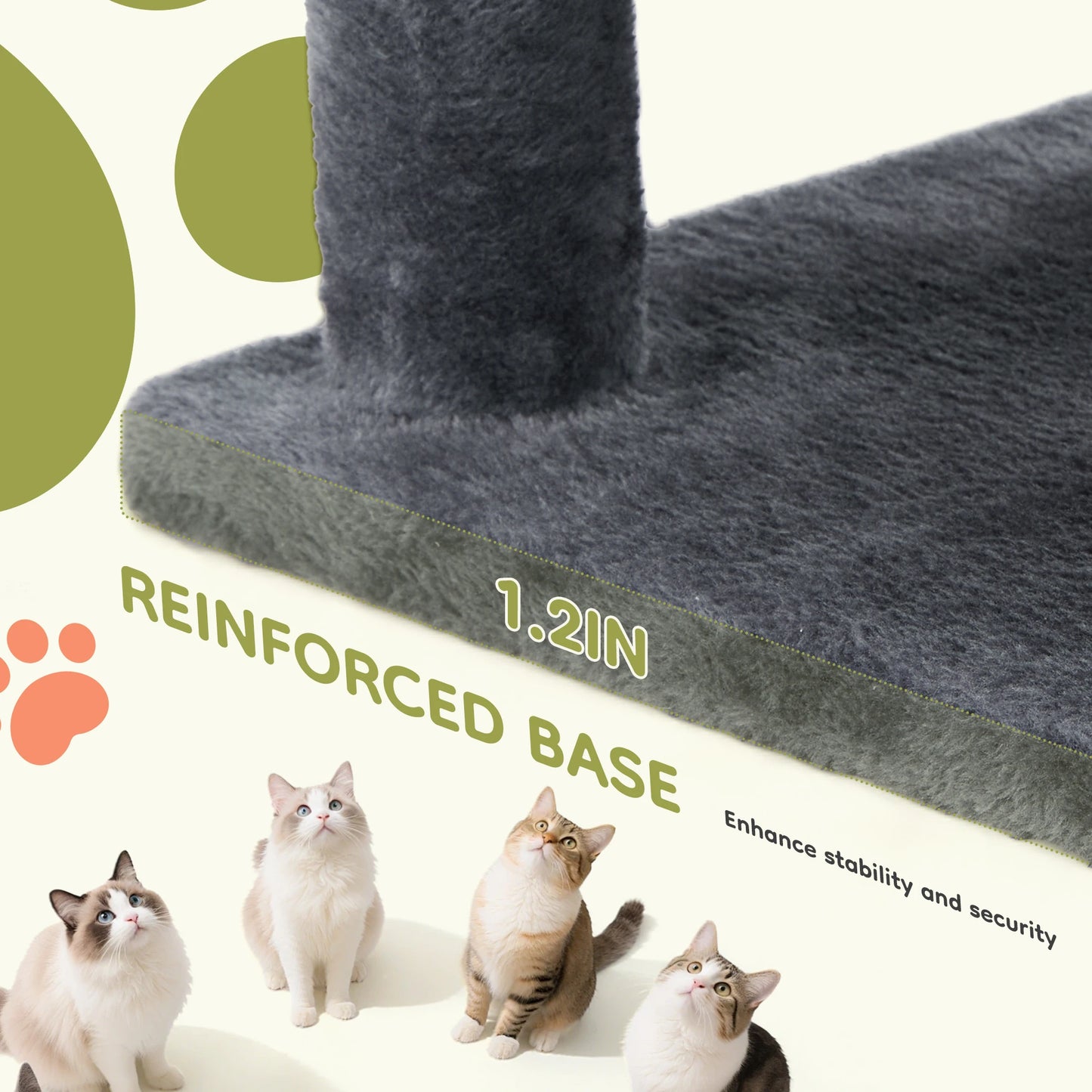 JHK Cat Tree Tower Multi Level Climbing Tower Indoor