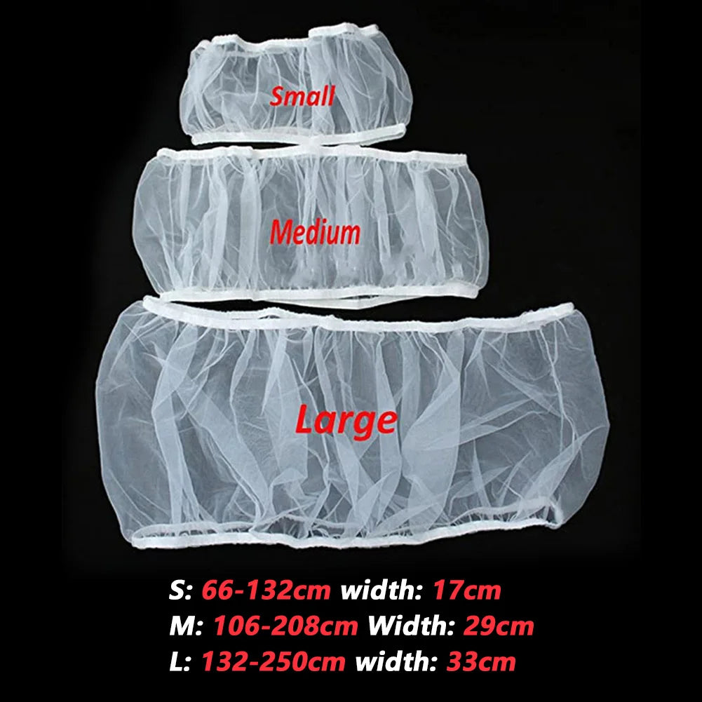 Nylon Mesh Bird Cage Cover For Parrot Dustproof Seed Catcher Net