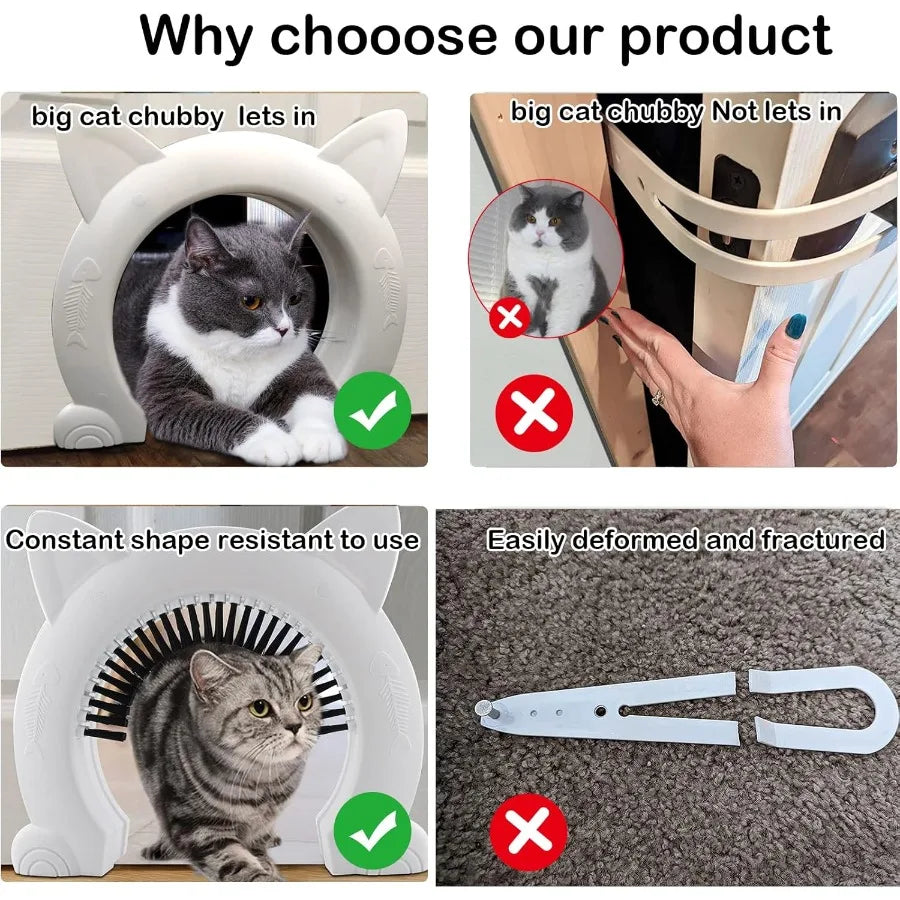 Hign-concerned Indoor Cat Door For Interior Doors Easily