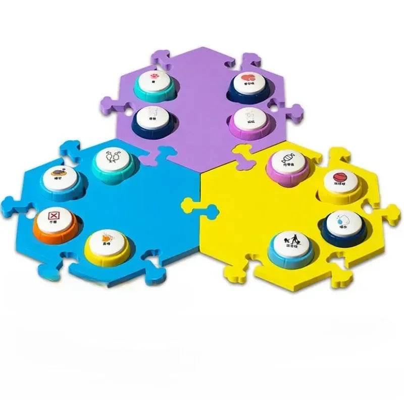 Dog Talk Button Pet Communication Clicker for Dogs and Cats