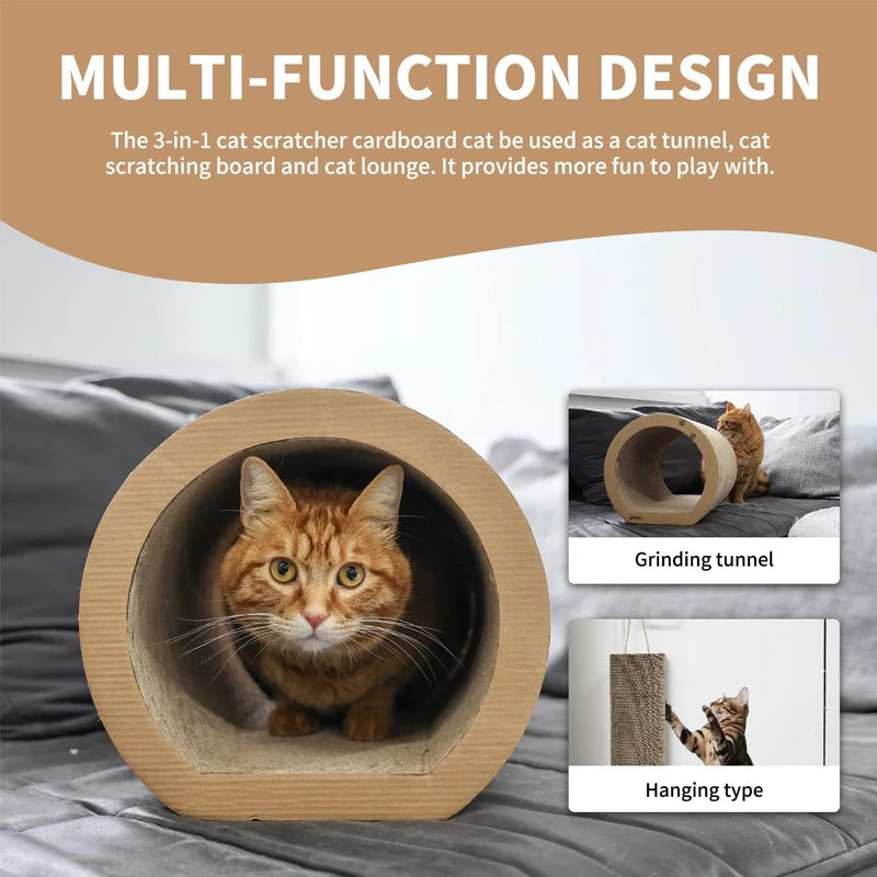 Guangdong Cat Scratching Board 3 In 1 Cardboard Reversible