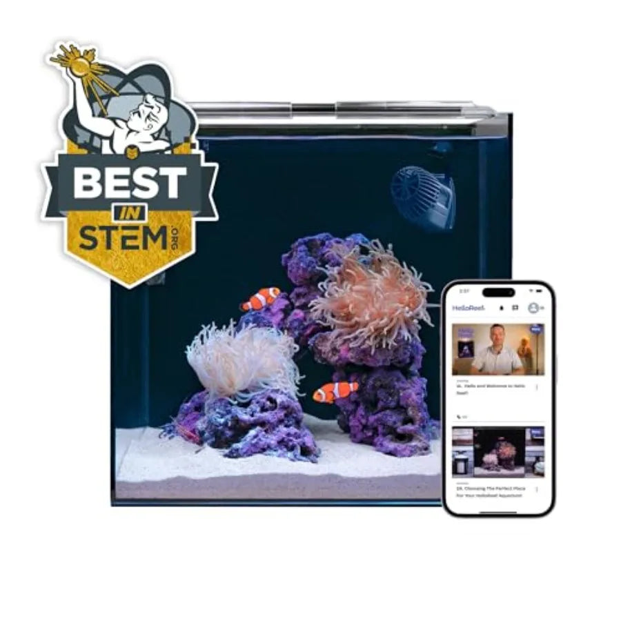 Hign Concerned Saltwater Aquarium Kit With App Controlled LED Lighting