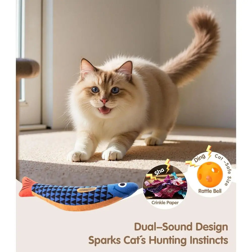 Catnip And Silvervine Cat Toys 5000mg A Plus Interactive Kickers For Indoor Cats