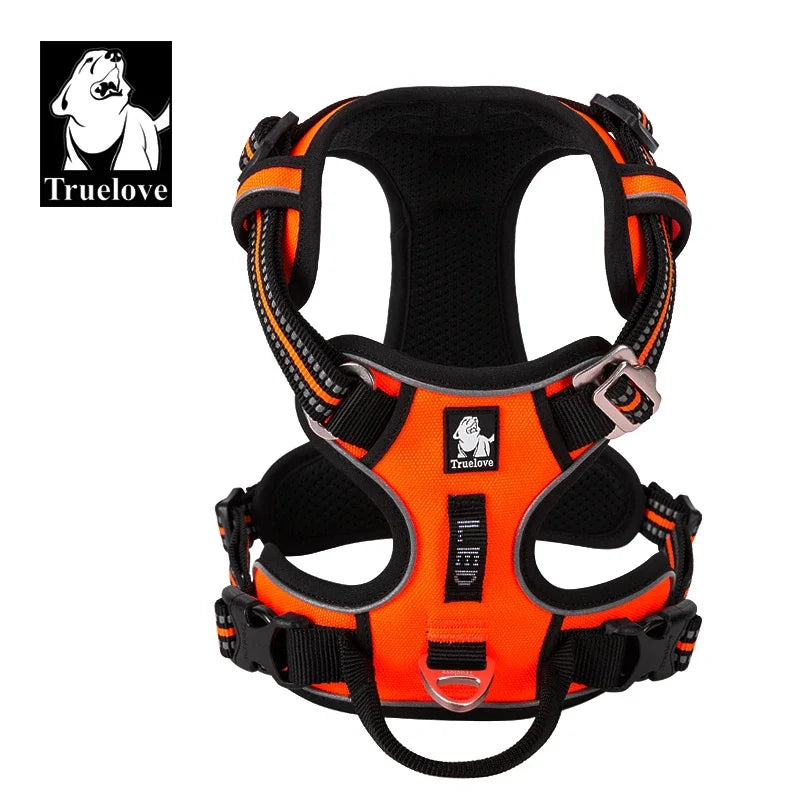 TrueLove Explosion-Proof Dog Harness Camouflage Reflective Nylon