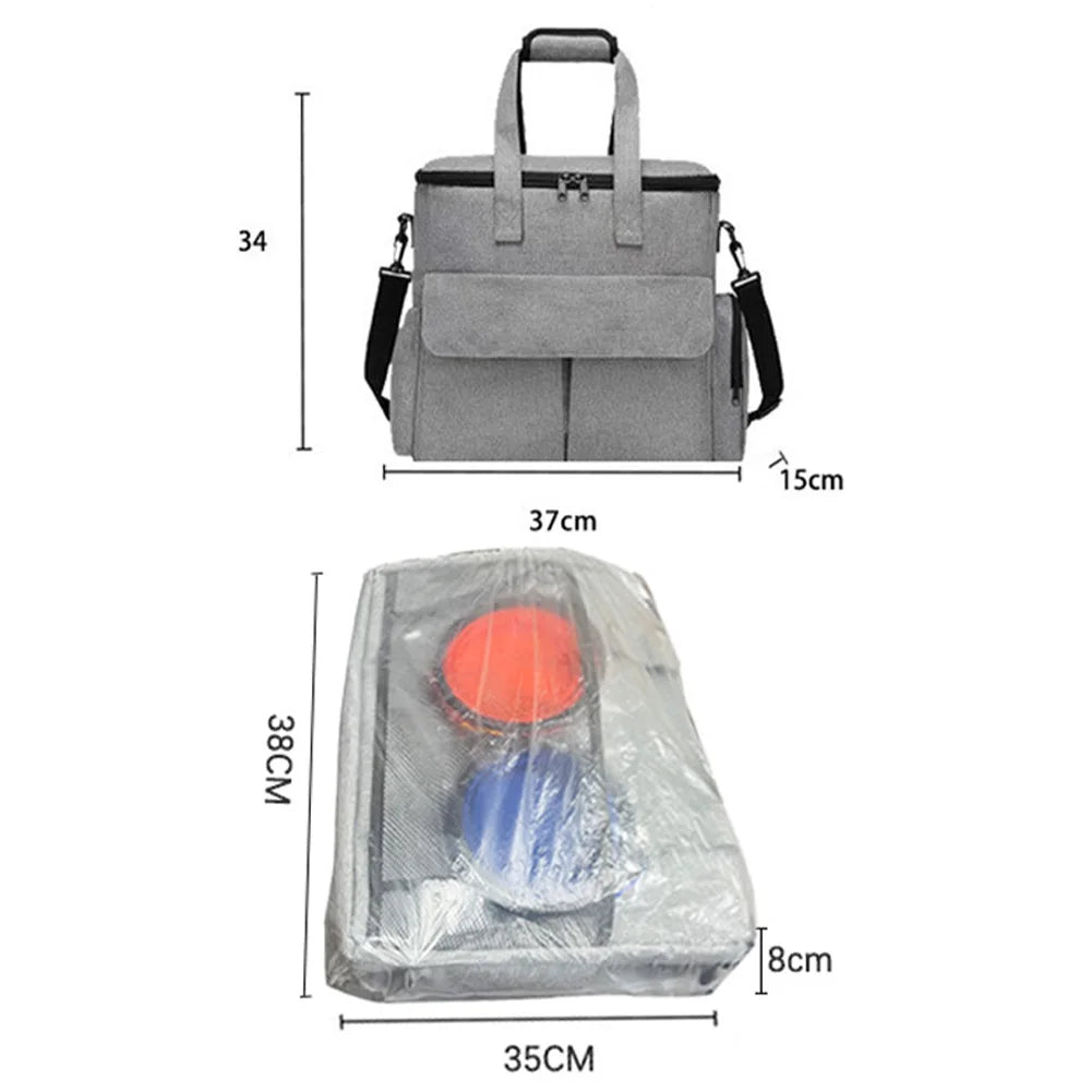 TWISTER.CK Dog Travel Backpack With Food Bags Placemat And Bowls