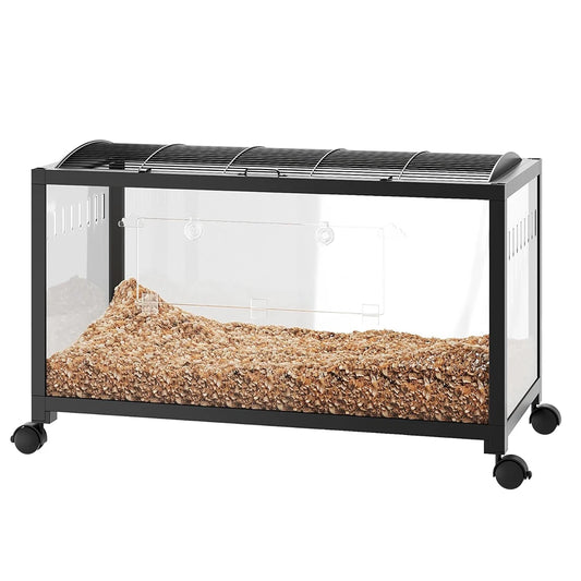 Guangdong Plastic Metal Mouse Cage With Wheels For Small Animals