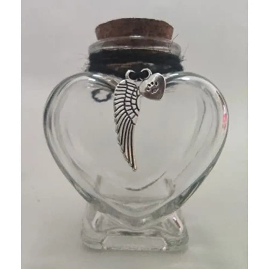 Pet Hair Memorial Urn Keepsake Bottle for Fur Remembrance