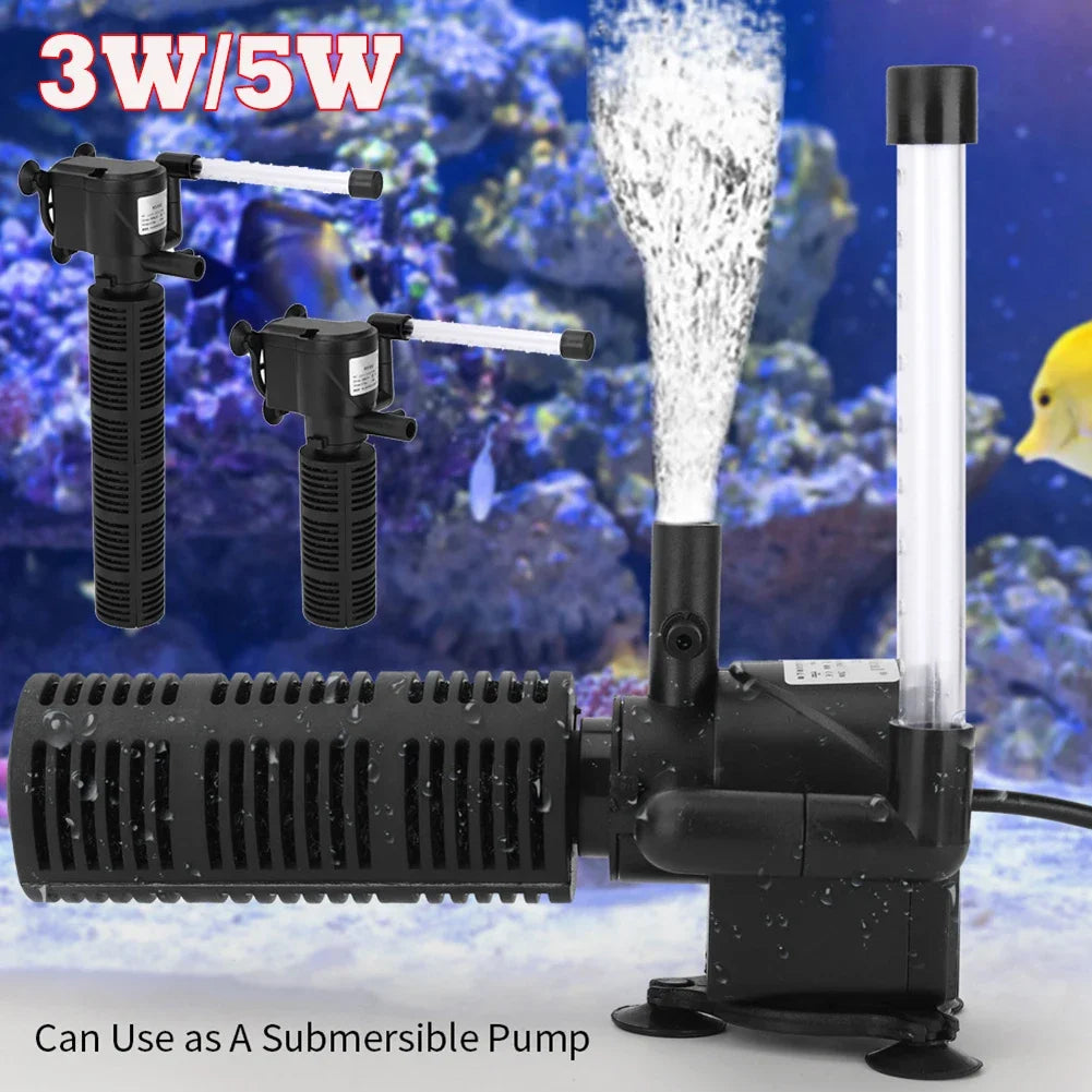 Shunmaii 3 In 1 Aquarium Filter Silent Water Purifier