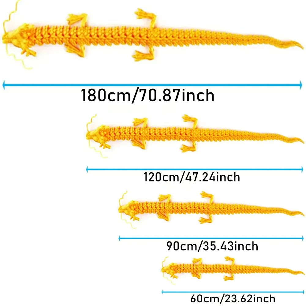3D Printed Dragon Figurine Ornament For Plants Rockery Aquarium