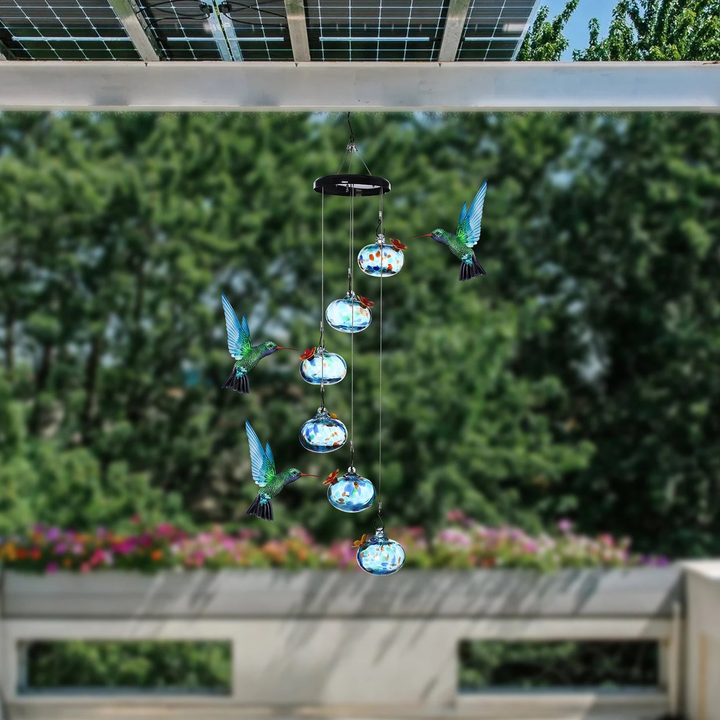Hign-concerned Hummingbird Feeders Leak-Proof Glass Balls Outdoor Decor