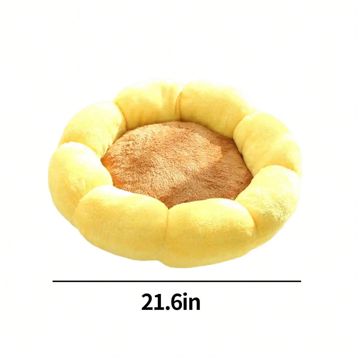 Guangdong Soft Plush Flower Nest Dog And Cat Bed Thickened For Comfortable Home Use