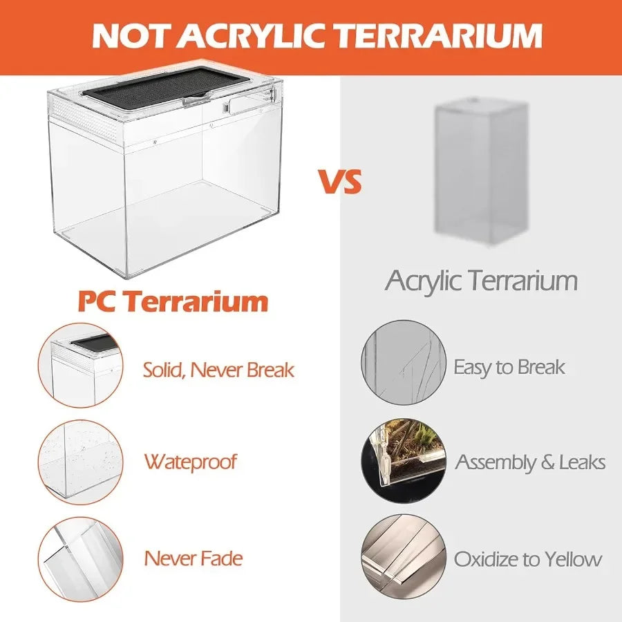 Hign-concerned Reptile Terrarium Starter Kit With Complete Accessories