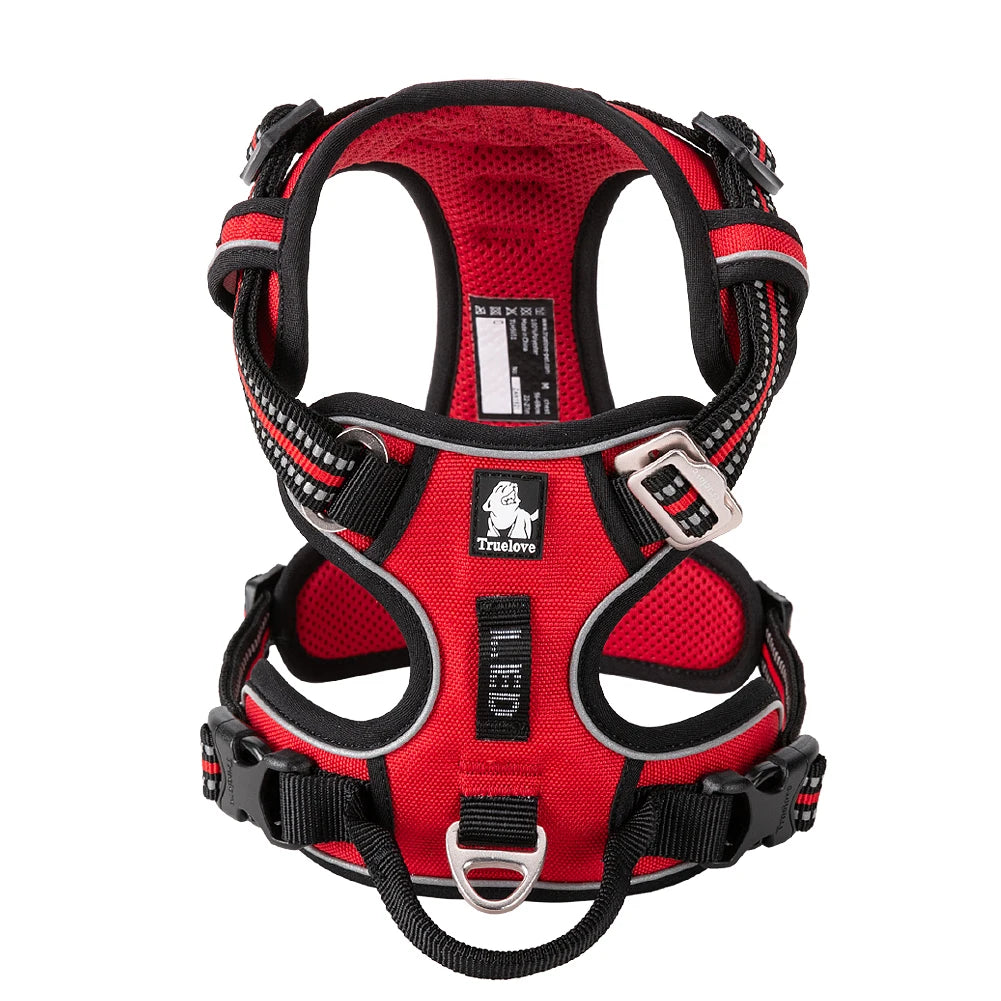 Winhyepet Reflective Training Dog Harness Nylon Padding Vest
