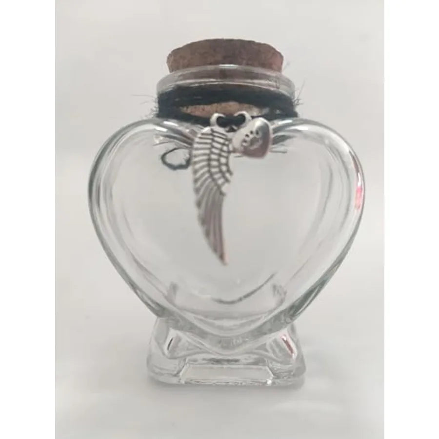 Pet Hair Memorial Urn Keepsake Bottle for Fur Remembrance
