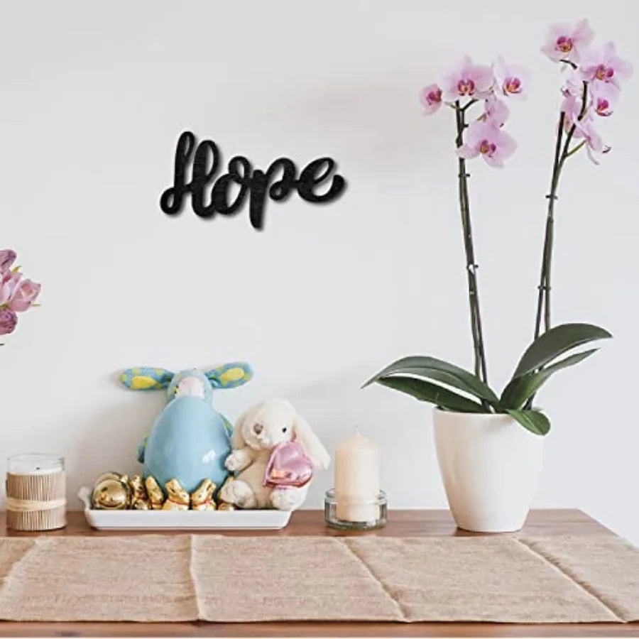 Wood Heart Sign Wall Decor Laser Cut Hanging Sculpture