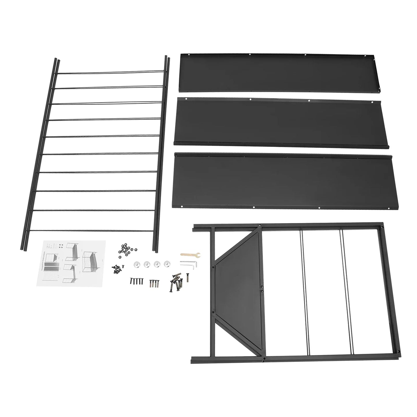 Feed Pan Pasture Hay Feeder Heavy Duty 2-in-1 Livestock