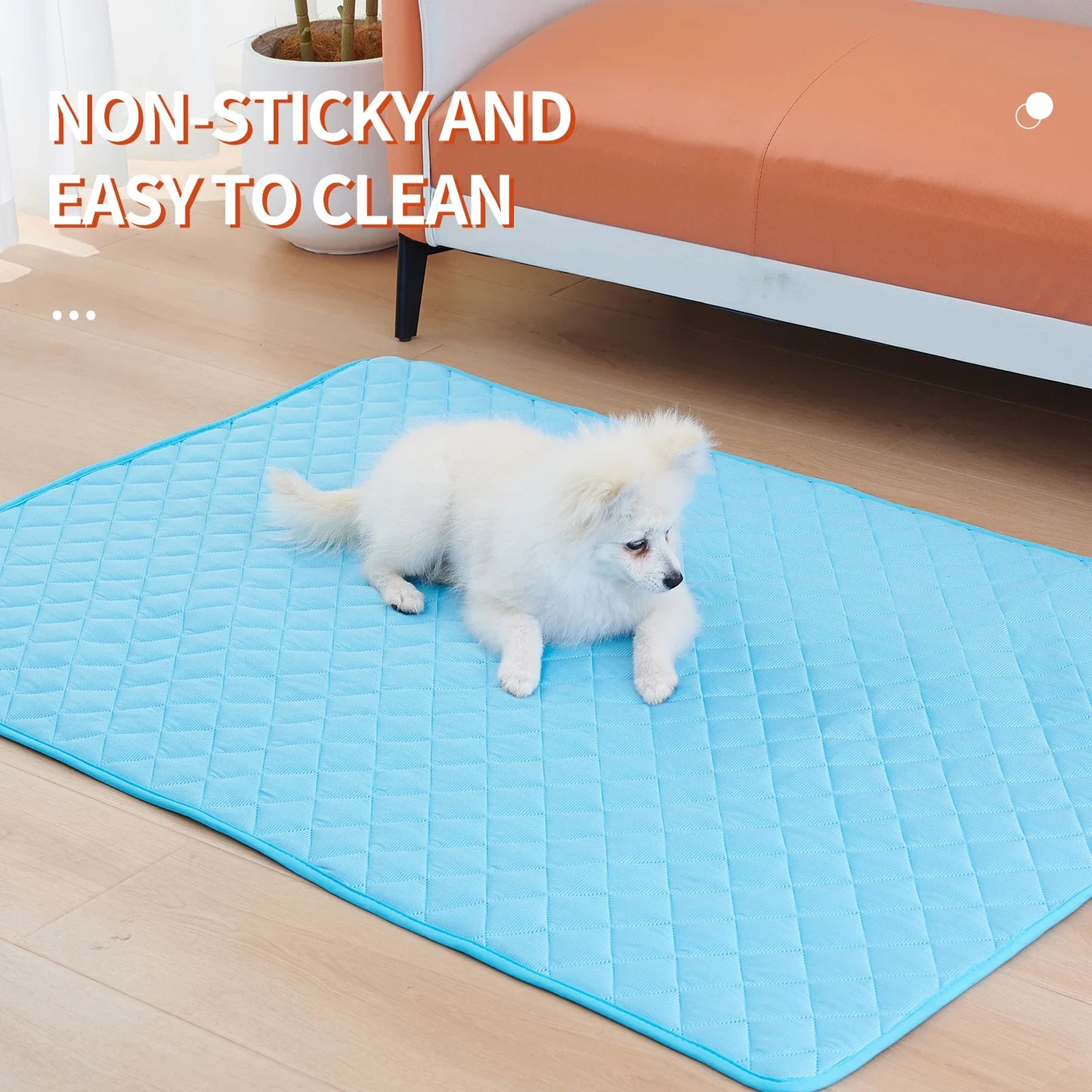 Dog Cooling Bed Mat Breathable Washable Pet Pad For Dogs Cats