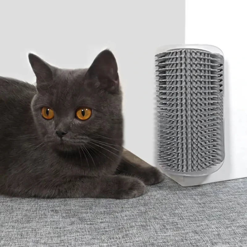 Cat Scratcher Massage Comb Corner Scratching Brush Grooming