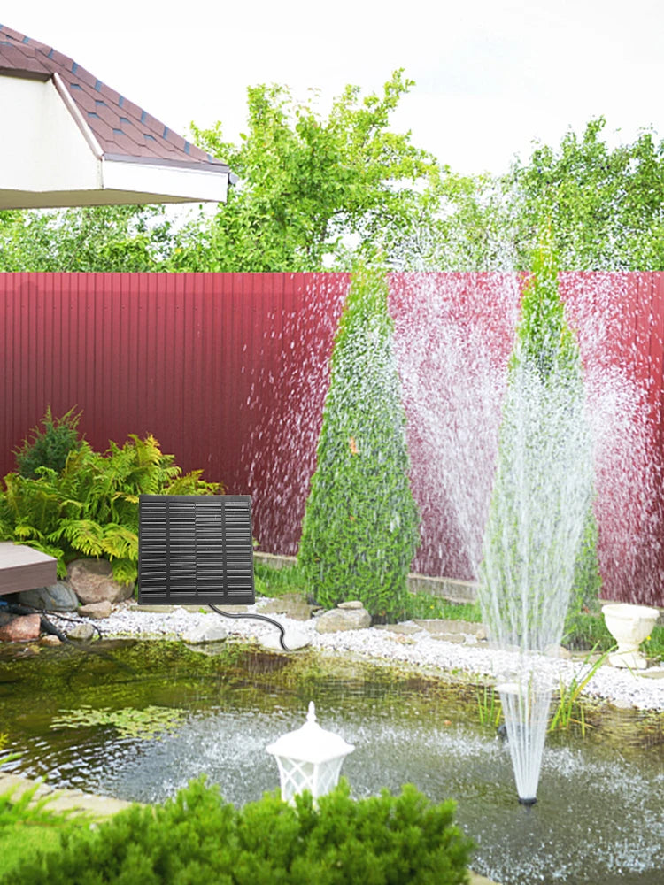 Fixed Form Solar Aquarium Wave Maker 6 Nozzles Pump