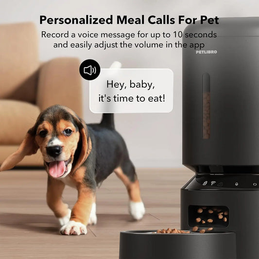 Smart Automatic Pet Feeder With App Control And Backup Power