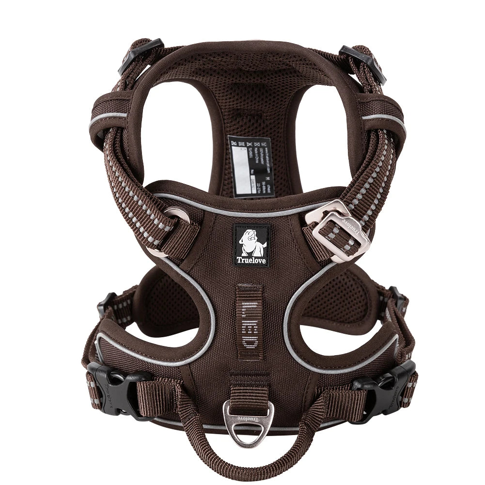 Winhyepet Reflective Training Dog Harness Nylon Padding Vest