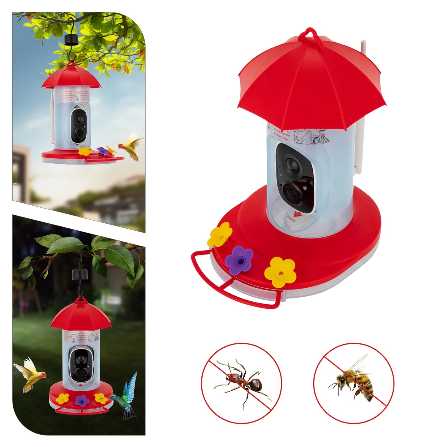 Smart Bird Feeder With Remote Viewing And 128GB SD Card