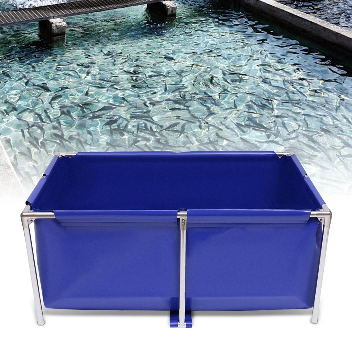 Hign-concerned Waterproof Canvas Fish Tank for Outdoor Ponds