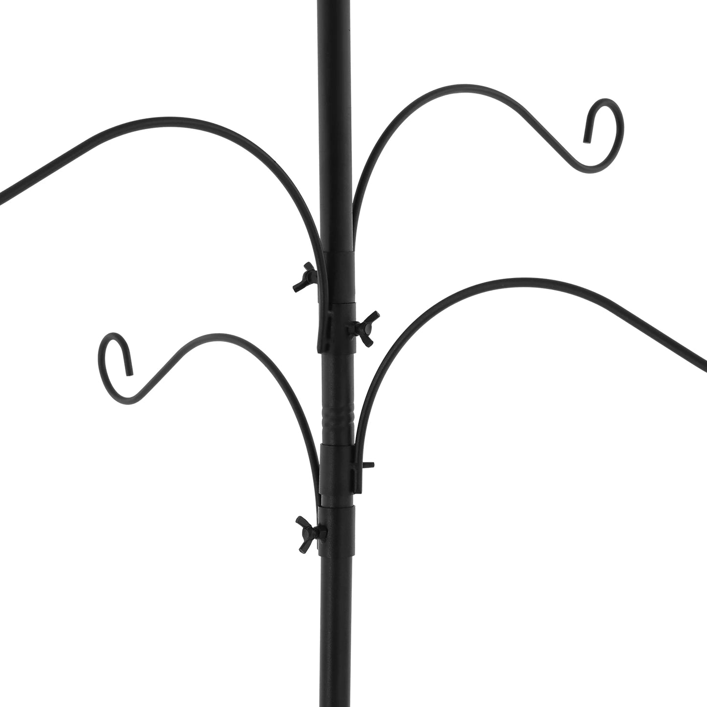 Hign-concerned Bird Feeder Pole With Squirrel Proof Baffle