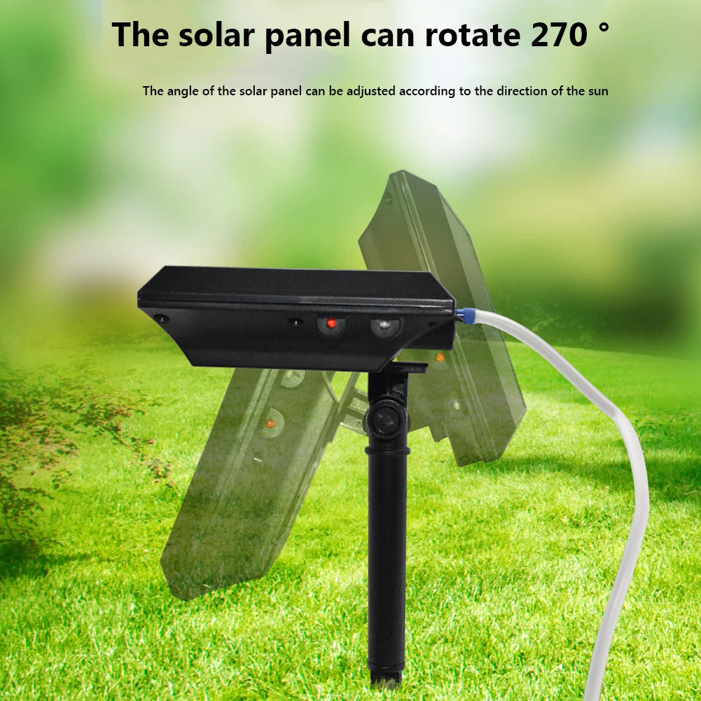 Alloet Solar Power Oxygenator Air Pump For Fish Tank