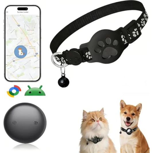 GPS Pet Tracker Collar for Cats and Small Dogs Waterproof