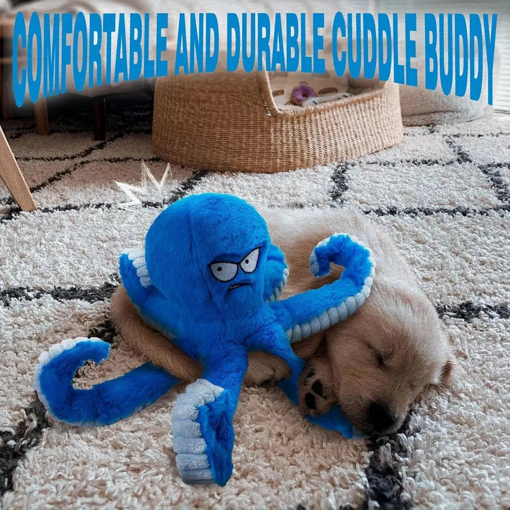 Tough Dog Toys Stuffed Interactive Squeaky Tug of War Toy
