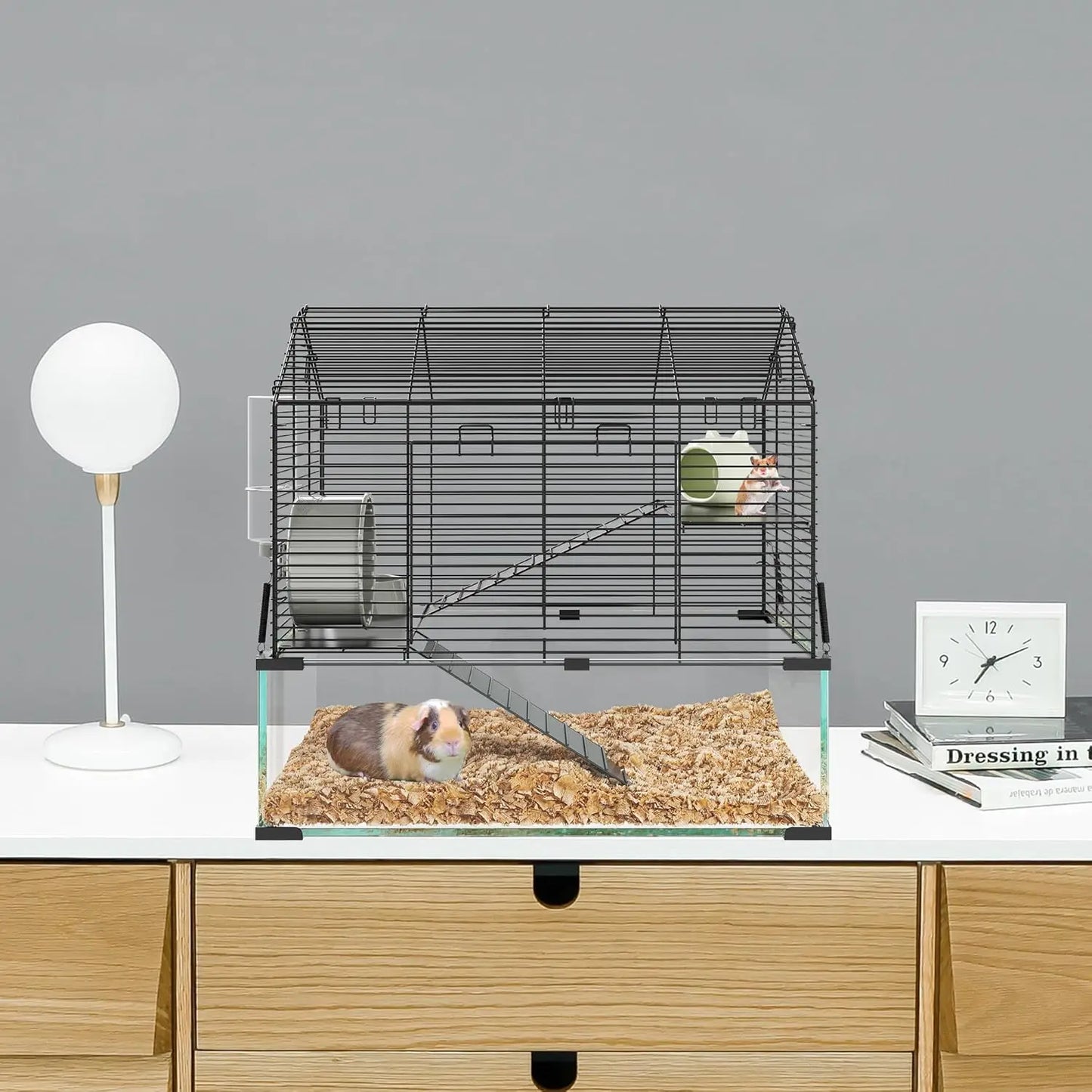 TWISTER Metal Hamster Cage With Water Bottle And Two Doors
