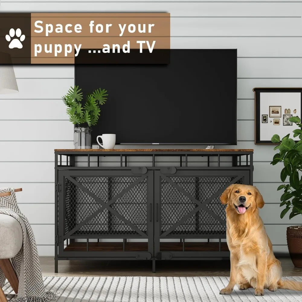 TIFICY Heavy Duty Dog Crate Furniture Indoor Kennel