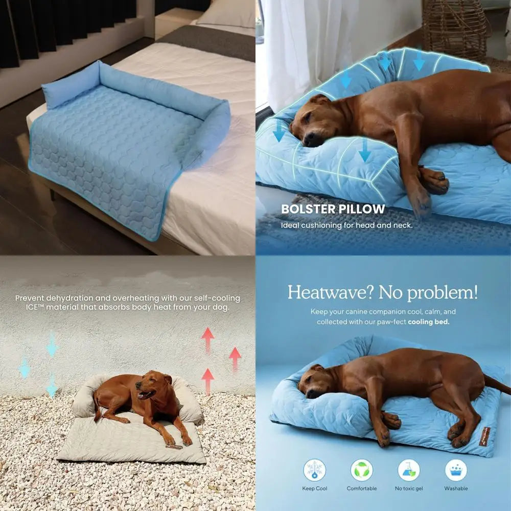 Chill Relief Dog Cooling Mattress For Durable, Comfortable Rest