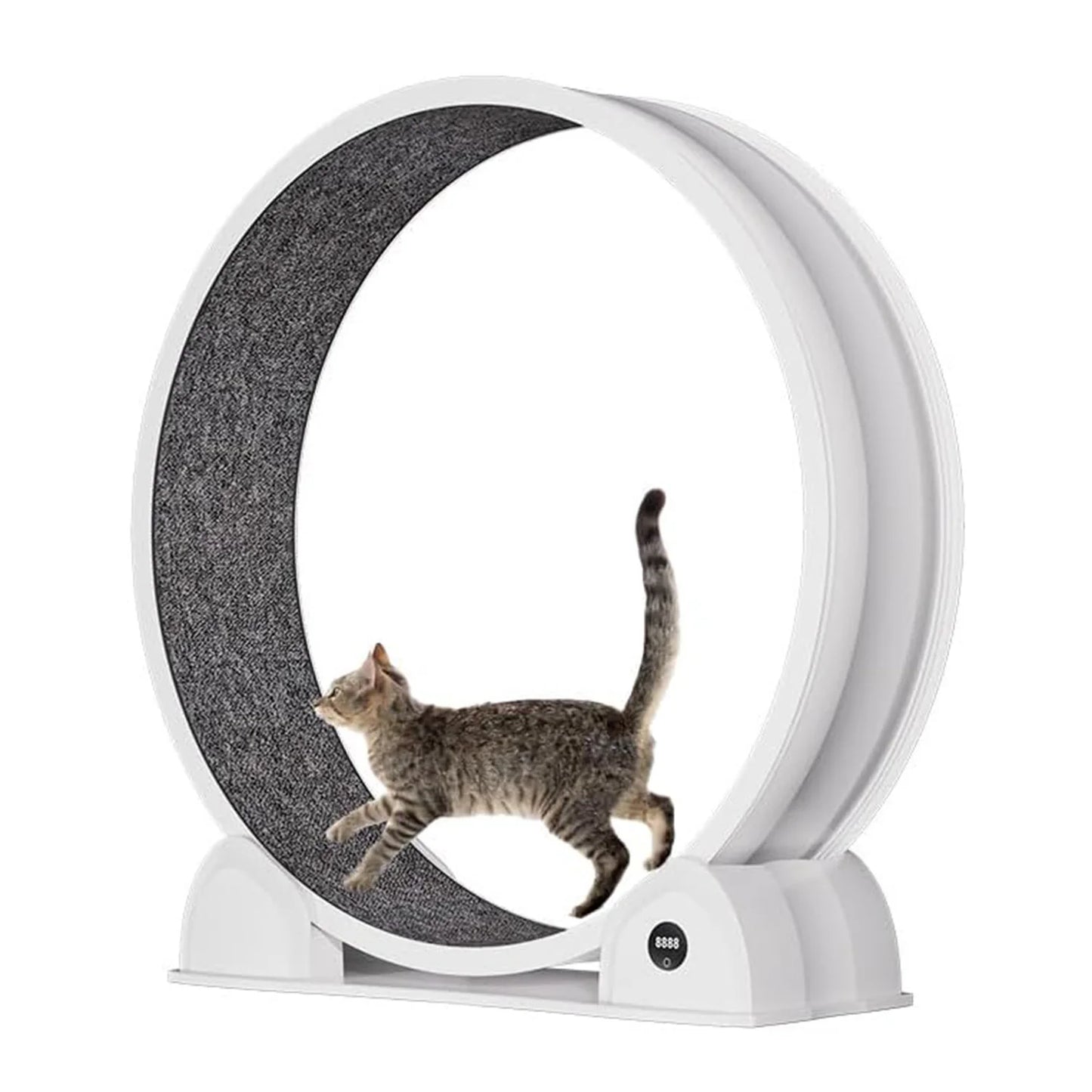 HiMISS Cat Exercise Wheel Indoor Running Treadmill With Smart Pedometer