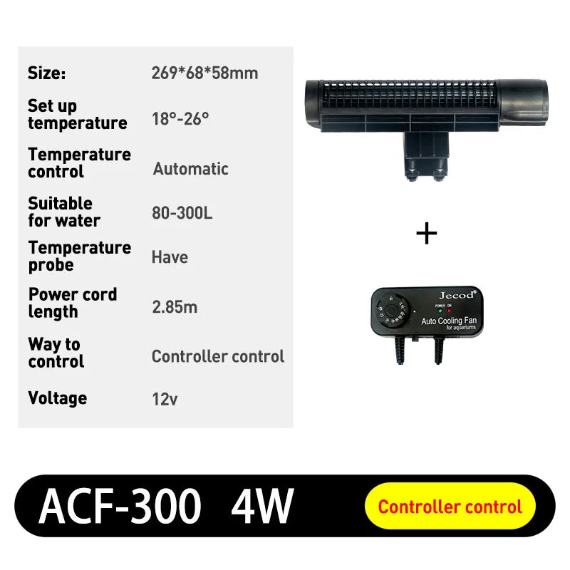 Jebao Jecod ACF Series Aquarium Cooling Fan Mute Automatic Temperature