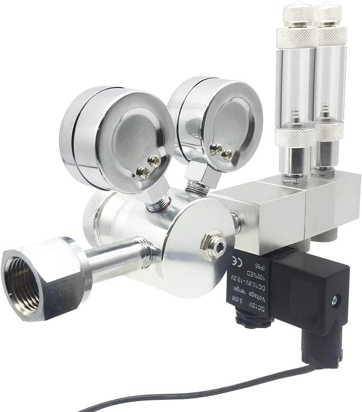 FZONE Aquarium Pro CO2 Regulator Dual Stage With Solenoid