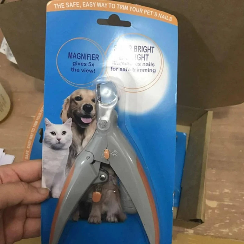 Professional Pet Nail Clipper With LED Light For Pets