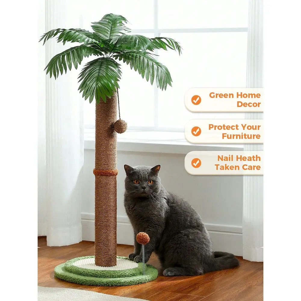XMSJ Cactus Cat Tree For Indoor Cats With Scratching Post