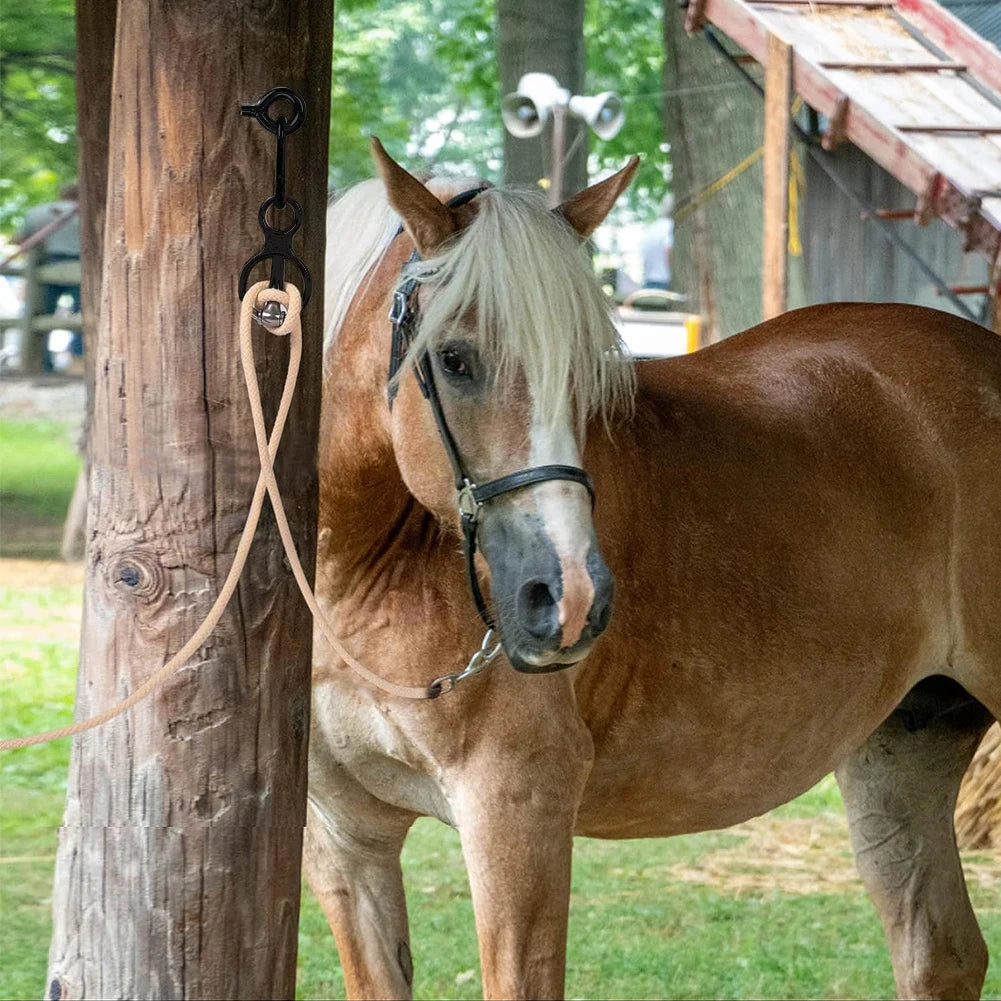 Alloet Heavy Duty Horse Tie Ring Training Equipment