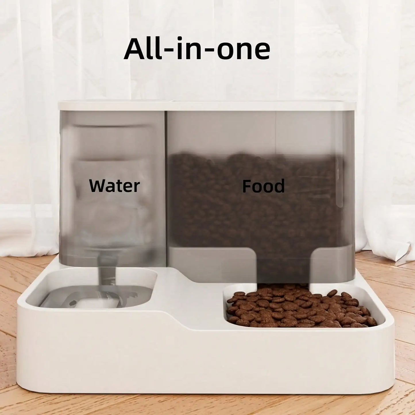 Automatic Cat Food And Water Dispenser Feeder And Waterer