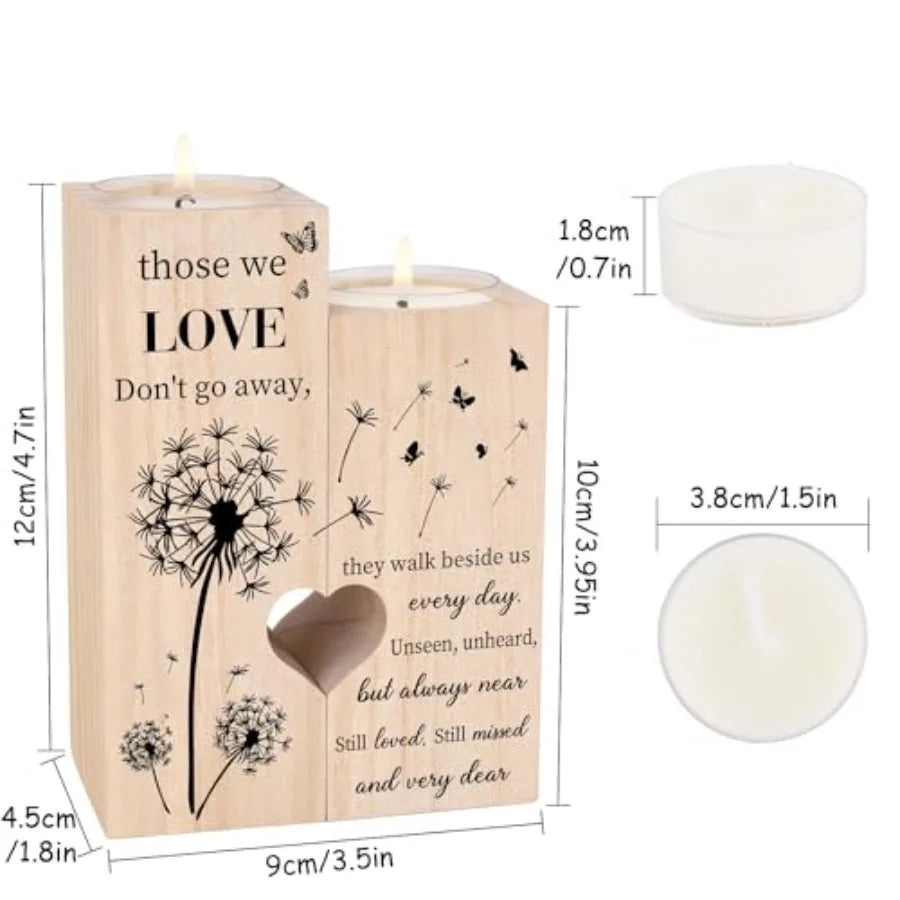 Bereavement Candle Holders Sympathy Gifts Condolence Memorial For Loved Ones