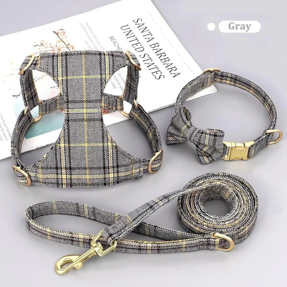XMSJ Cute Adjustable Dog Harness Leash Set For Pets