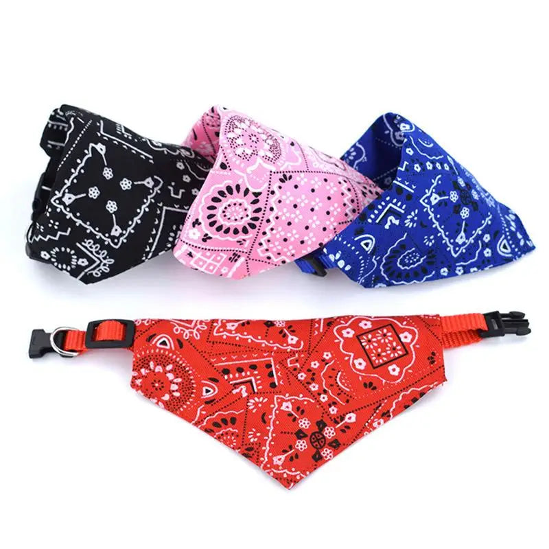 Lovely Adjustable Cat Collar Bandana Tie Scarf For Pets