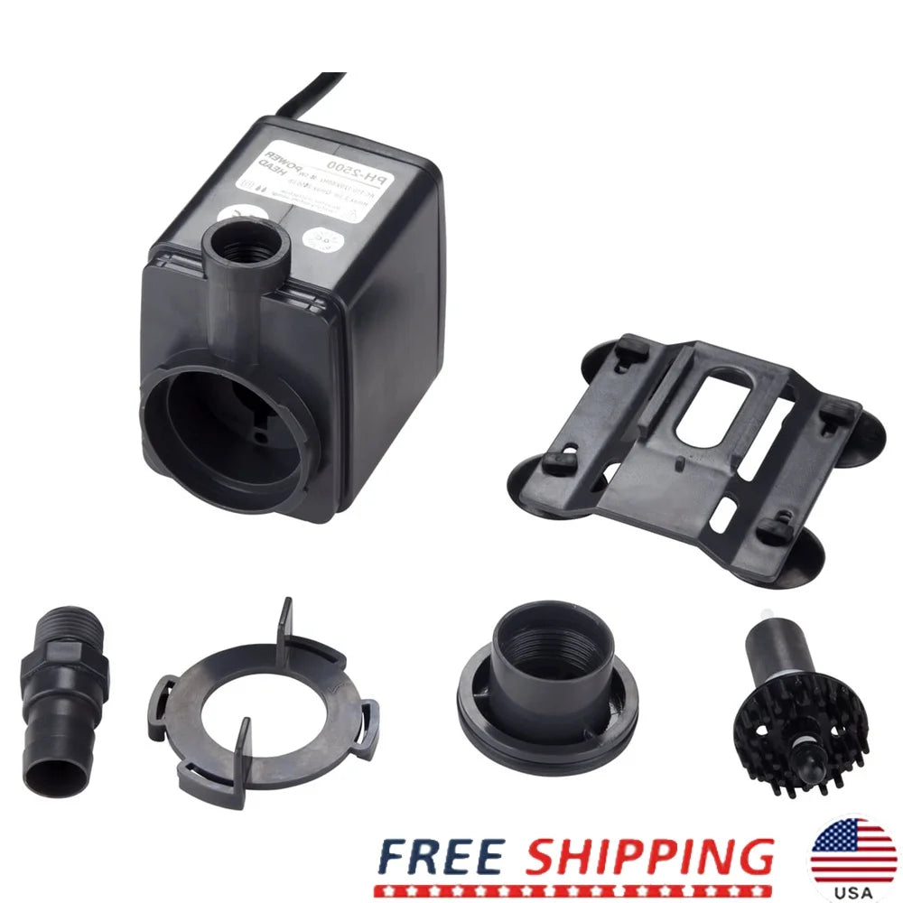 XMSJ Submersible Protein Skimmer Pump 2500 LPH Aquarium