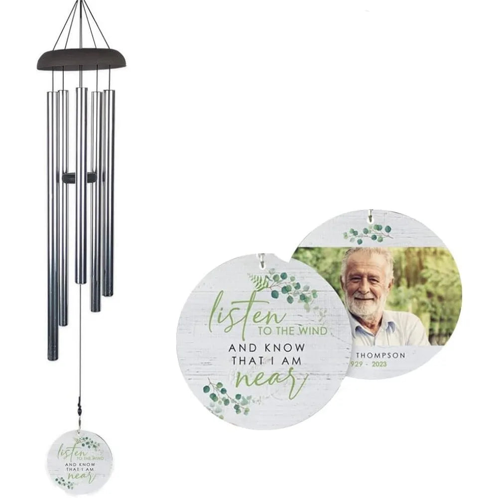 Custom Pet Memorial Wind Chime Personalized Sympathy Gift for Loss