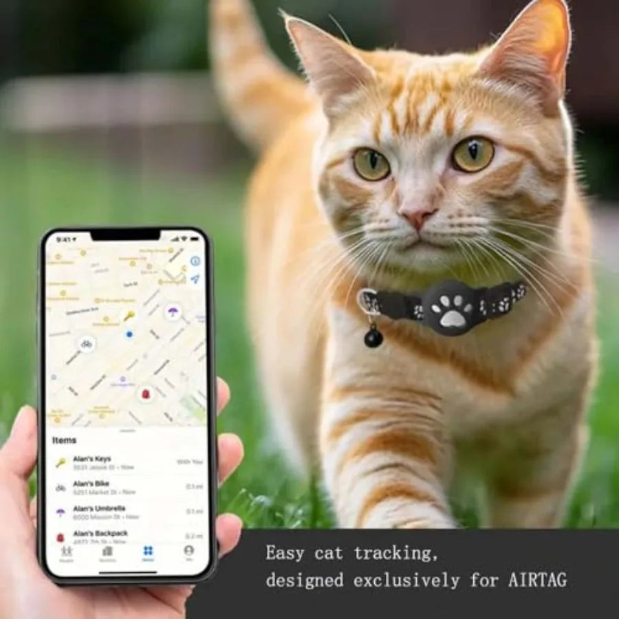 GPS Pet Tracker Collar for Cats and Small Dogs Waterproof