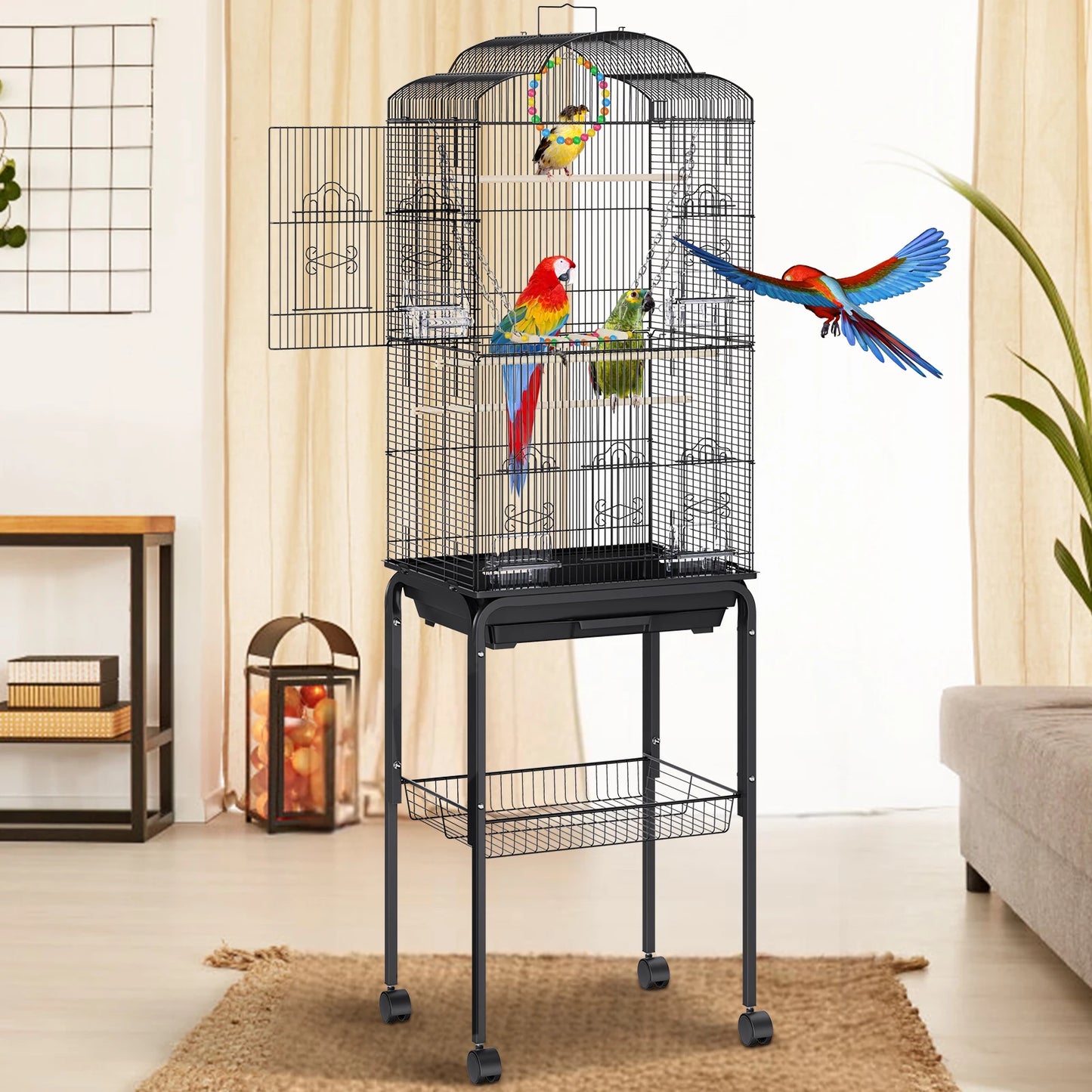 Guangdong Flight Bird Cage Metal Parakeet Cage for Cockatiels